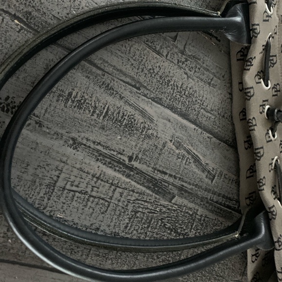 Dooney & Bourke Black/Grey Signature Women's Purse Preloved in great condition - Picture 6 of 6